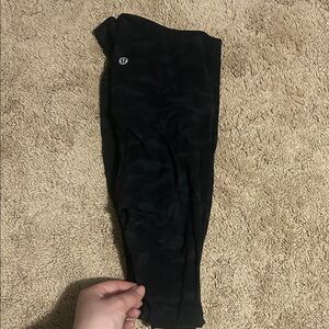 lululemon athletica Black camo Leggings